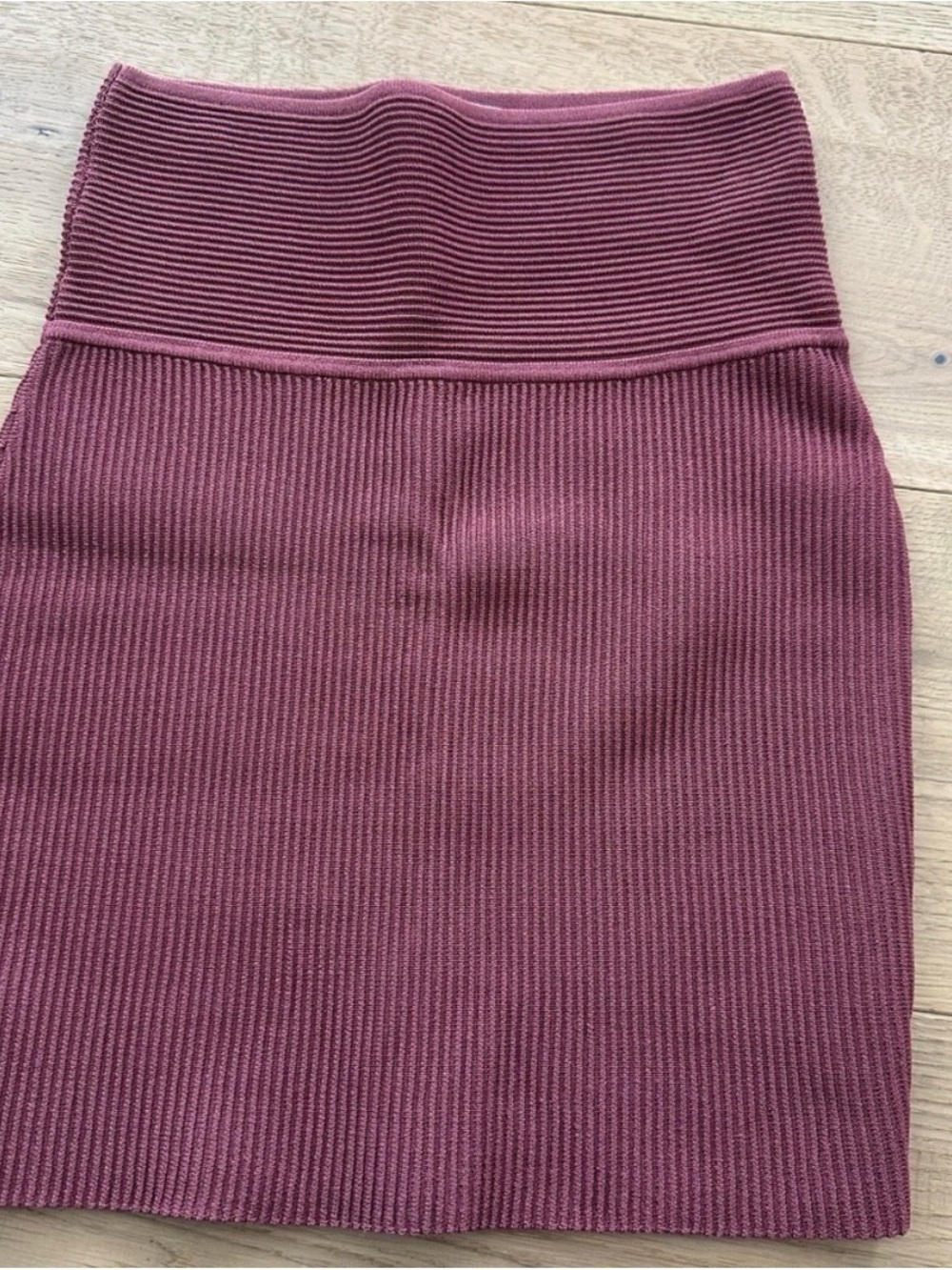 Babaton Mini Skirt in Dusty Rose